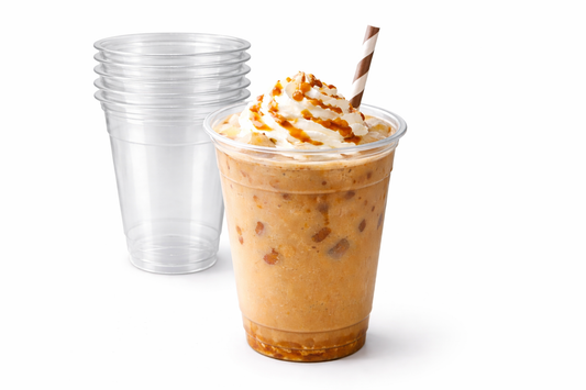 Smoothie Becher 500ml – Premium Kristallklar - Ideal für To-Go