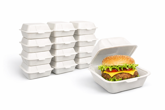 IP6 Hamburger Box aus EPS – Stabil, Leicht & Ideal für Takeaway