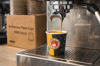 Espresso Pappbecher 4 oz / 100ml – Kaffeebecher To Go