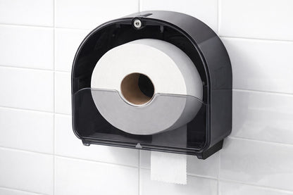 WC Jumbo-Rollen 2-lagig – 6 Stück | Ø Kern 60 mm | Weiß